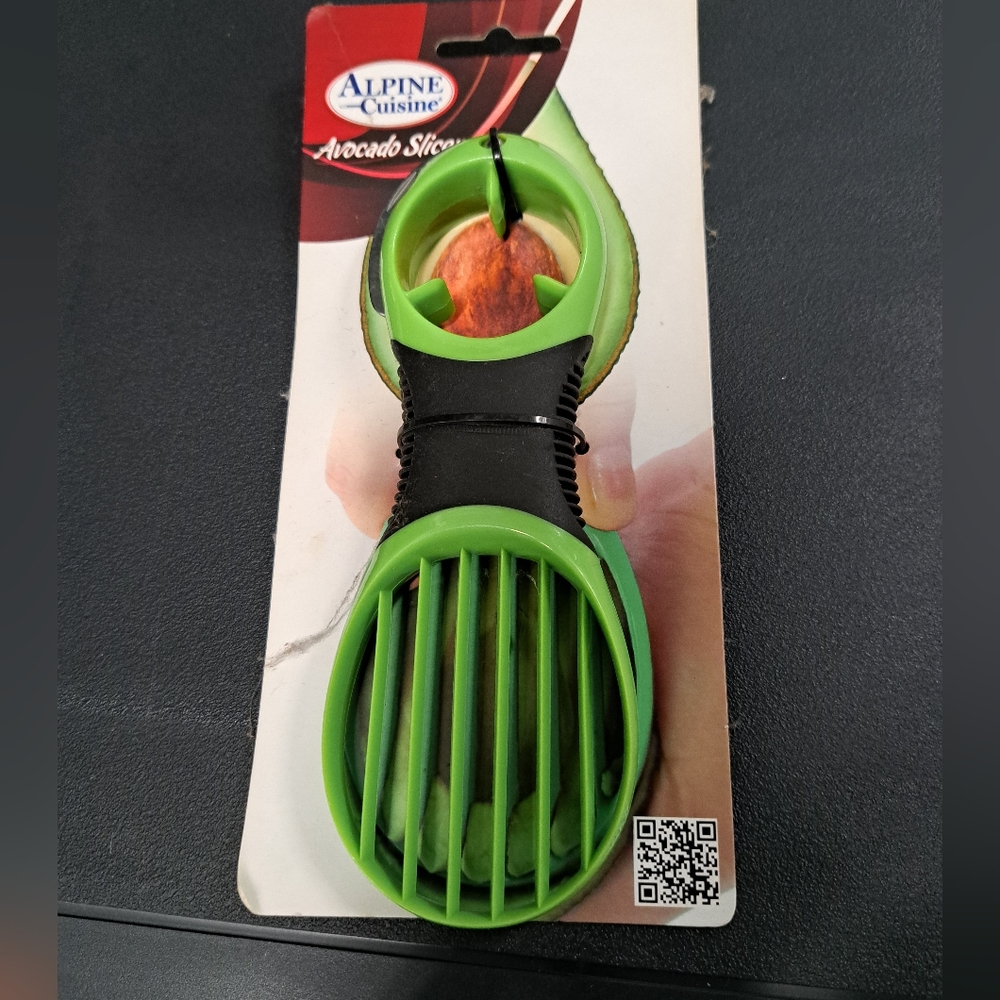 Alpine Avocado Slicer PP 6.5 with Stainless Steel blade Green NEW